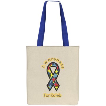 Autism Awareness Liberty Bags Cotton Canvas Tote