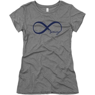 Forever Young Junior Fit Bella Triblend Tee