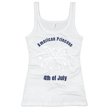American Princess Junior Fit Bella Sheer Longer Length Rib Tank Top