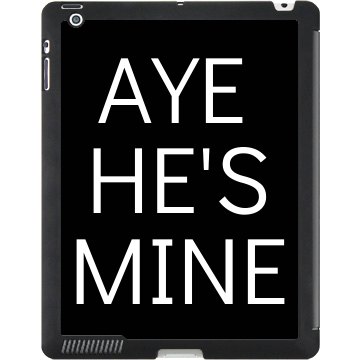 Aye He's Mine Deluxe iPad Black iPad Smart Cover