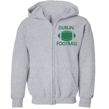 Dublin Football Youth Youth Gildan Heavy Blend Full-Zip Hoodie