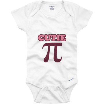 Cutie Pi Infant Gerber Onesies