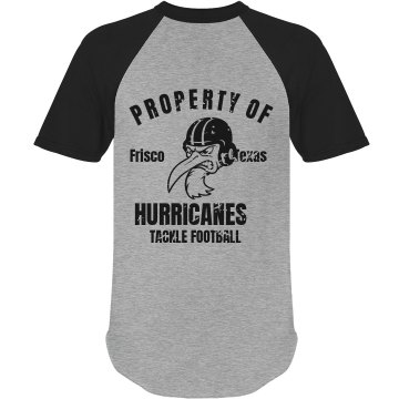 Property of Hurricanes Unisex Anvil Ringer Tee