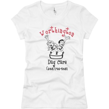 Worthington Day Care Junior Fit Basic Bella Favorite Tee