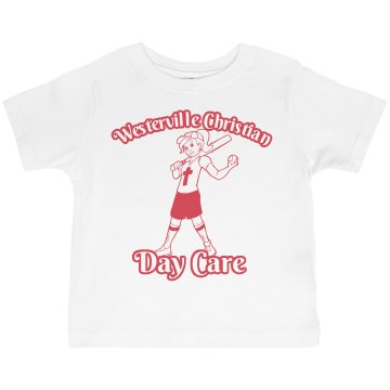 Christian  Day Care Toddler Gildan Ultra Cotton Crew Neck Tee