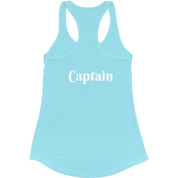 Cheer Captain Junior Fit Bella Sheer Longer Length Rib Racerback Tank Top
