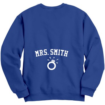 Mrs. Smith Junior Fit Bella Fleece Raglan Zip Hoodie