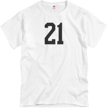 21st Birthday Tee Unisex Basic Gildan Heavy Cotton Crew Neck Tee