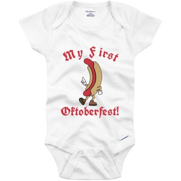 My First Oktoberfest Infant Gerber Onesies