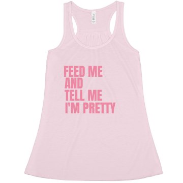 Feed Me Call Me Pretty Misses Bella Flowy Lightweight Tank