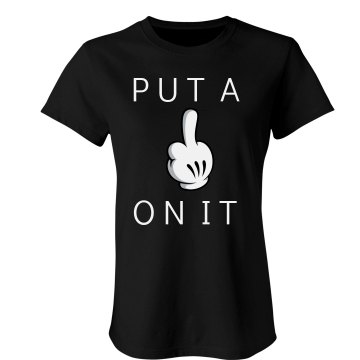 Put A Bird On It Junior Fit American Apparel Fine Jersey Tee