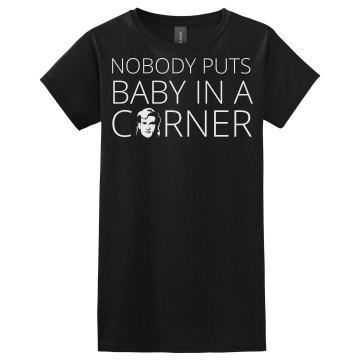 Swayze Baby Junior Fit Bella Sheer Longer Length Rib V-Neck Tee 