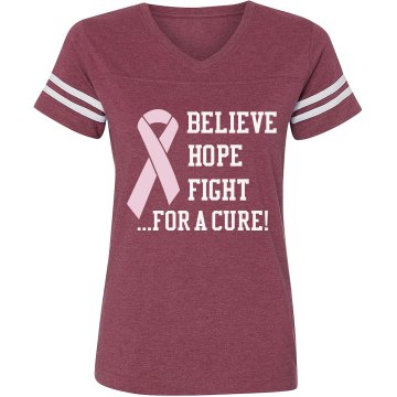 Breast Cancer Support Misses Relaxed Fit Basic Gildan Ultra Cotton Tee