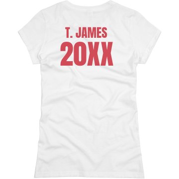 Family Reunion w/Back Junior Fit Basic Bella Favorite Tee