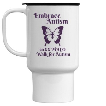 Embrace Autism Mug 15oz Travel Mug