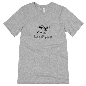 Disc Golf Junkie Unisex Canvas Jersey Tee