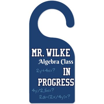 Teacher Door Hanger Door Knob Hanger