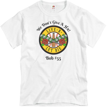 Don't Give A Hit Softball Unisex Basic Gildan Heavy Cotton Crew Neck Tee