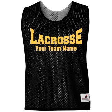 Lacrosse Logo Pinnie Badger Sport Lacrosse Reversible Practice Pinnie