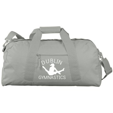 Dublin Gymnastics Port & Company Large Square Duffel Bag