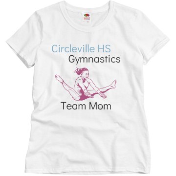 Circleville HS Team Mom Misses Relaxed Fit Basic Gildan Ultra Cotton Tee