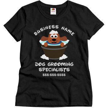 Mutt Cuts Dog Grooming T Misses Relaxed Fit Gildan Ultra Cotton Tee