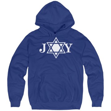 Hanukkah Joy Unisex Hanes Ultimate Cotton Heavyweight Hoodie