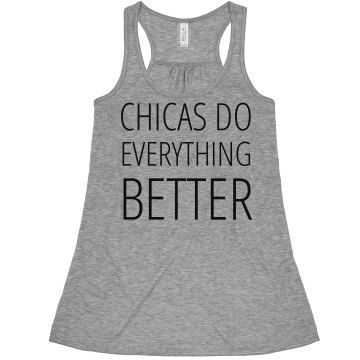 Cinco de Mayo Lovers Junior Fit Bella Sheer Longer Length Rib Racerback Tank Top