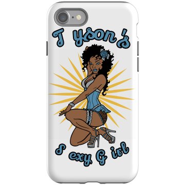 Sexy Girl iPhone 4 Case Rubber iPhone 4 & 4S Case Black