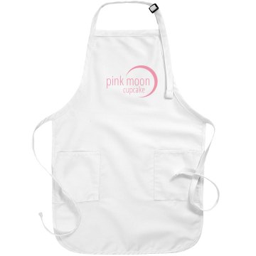 Pink Moon Cupcakes Port Authority Adjustable Full Length Apron