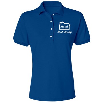 Realtor Logo Shirt Misses Relaxed Fit Sierra Pacific Long Sleeve Button Up
