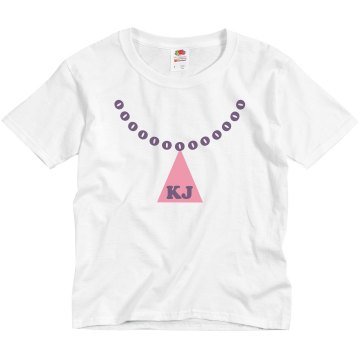 Jewelry Shirt Youth Bella Girl Sheer 2-in-1 Baby Jersey Tee