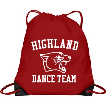 Highland Dance Team Bag Port & Company Drawstring Cinch Bag