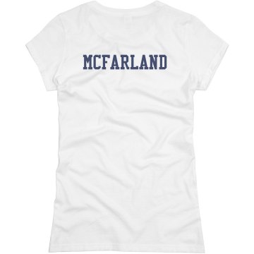 Team Divorced w/Back Junior Fit Basic Bella Favorite Tee