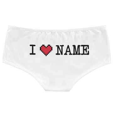 I Hert Boy Briefs Bella Logan Boyfriend Brief