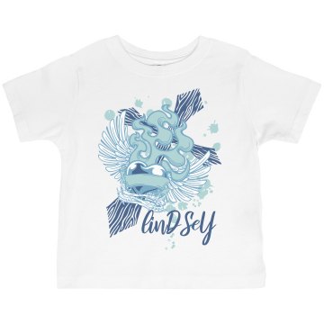 Lindsey Loves God Toddler Basic Gildan Ultra Cotton Crew Neck Tee