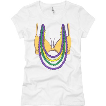 Beads And Bra Junior Fit Basic Bella Favorite Tee