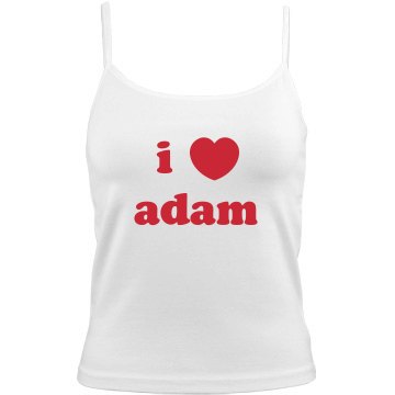 I Heart Adam Junior Fit Bella Sheer Longer Length Rib Strap Tank Top