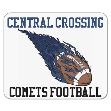 Comets Football Mouse Pad Mousepad