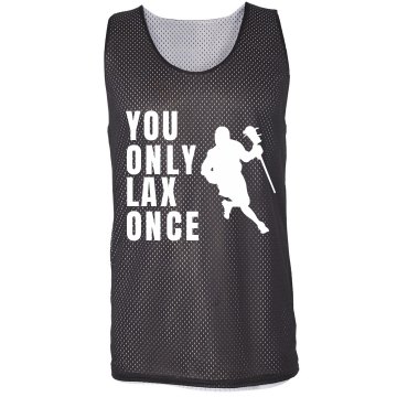 Orange Lax Once Pinnie Badger Sport Mesh Reversible Tank