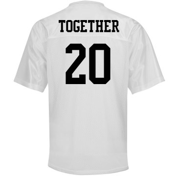 Together Since Jersey Unisex Augusta Replica Football Jersey