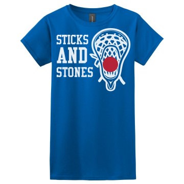 Sticks And Stones Misses Relaxed Fit Gildan Ultra Cotton Tee