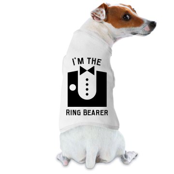 Dog Tux Ring Bearer Doggie Skins Dog Ringer Tee