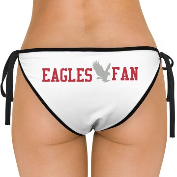 Eagles Fan Bikini American Apparel Nylon Tricot Side-Tie Bikini Swimsuit Bottom