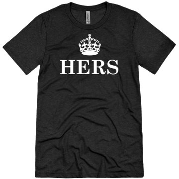I'm Hers Unisex Canvas Triblend Tee