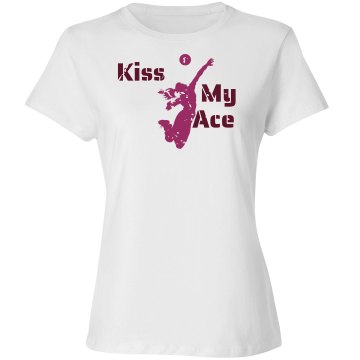 Kiss My Ace Alo Women's Bamboo Crew Neck Tee