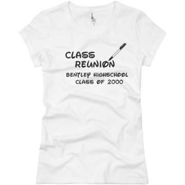 Class of 2000 Reunion Junior Fit Basic Bella Favorite Tee