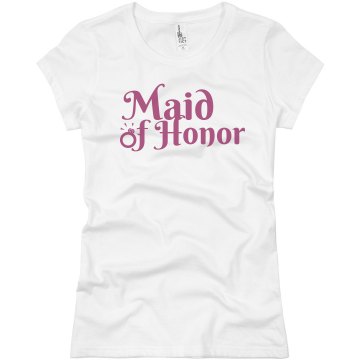 Maid Of Honor Ring Junior Fit Basic Bella Favorite Tee