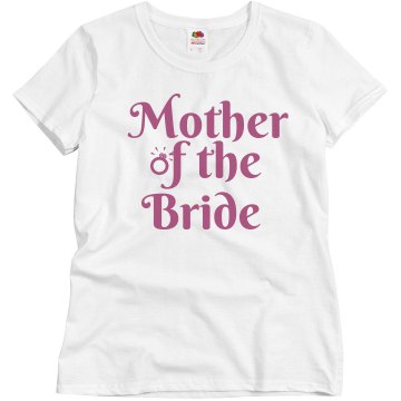 Bride Mother Ring Junior Fit Basic Bella Favorite Tee
