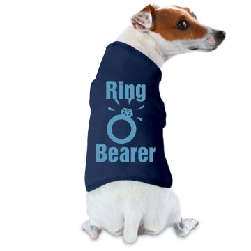 Ring Bearer  Doggie Skins Dog Ringer Tee
